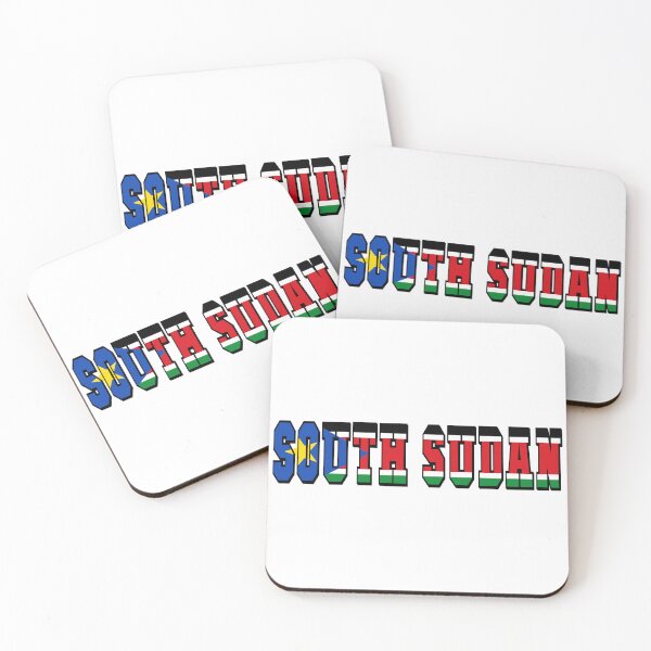Item preview, South Sudan Country Flag Typography designed and sold by TravelWish.
