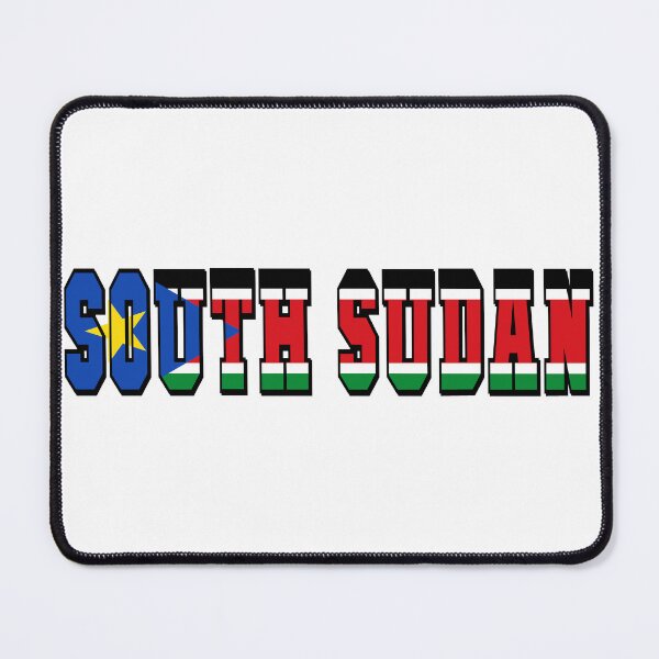 Item preview, South Sudan Country Flag Typography designed and sold by TravelWish.