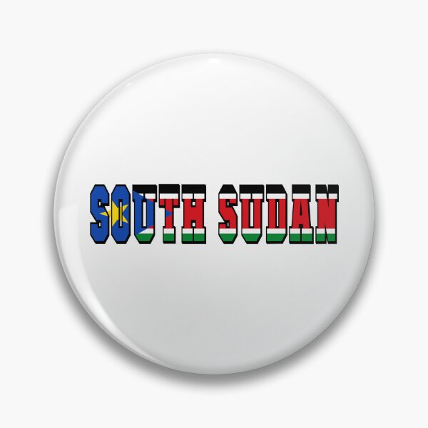 Item preview, South Sudan Country Flag Typography designed and sold by TravelWish.