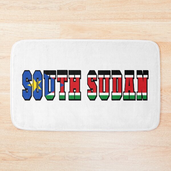 Item preview, South Sudan Country Flag Typography designed and sold by TravelWish.