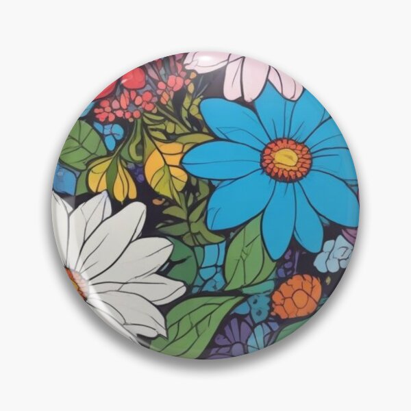 Item preview, Naive art flower pattern designed and sold by GasconyPassion.