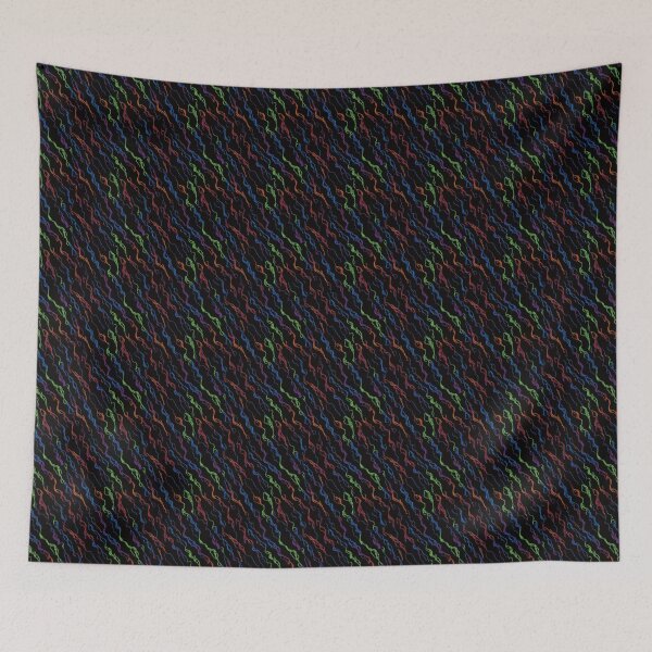 Item preview, Dynamic Neon Wave Pattern designed and sold by Daniel Haddad.