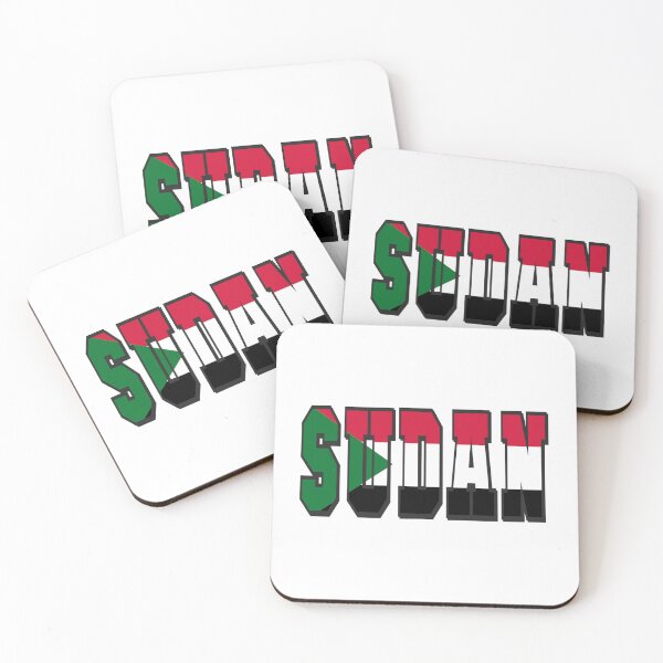 Item preview, Sudan Country Flag Typography designed and sold by TravelWish.