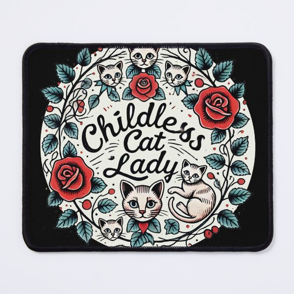 Item preview, Childless Cat Lady  designed and sold by FrictionMaxxing.
