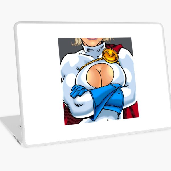 Power Girl Boobs Laptop Skin