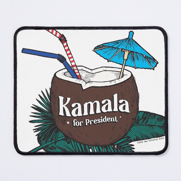 Item preview, Kamala for President Coconut Tree Drink designed and sold by thecolorfulkind.