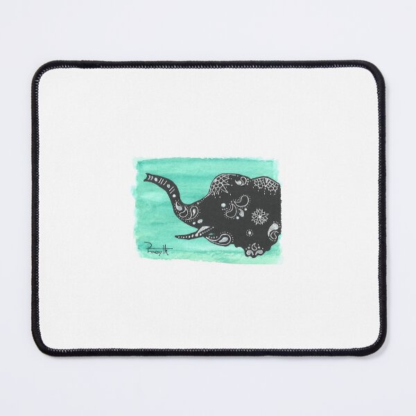 Item preview, Elephant in Paisley designed and sold by RedCelticDragon.