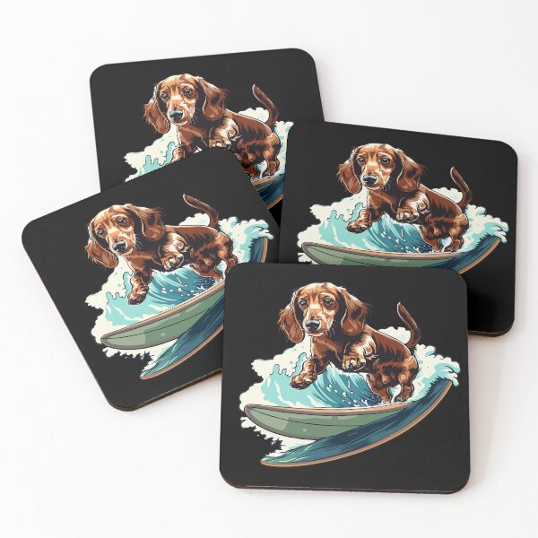 Item preview, Surfing Dachshund designed and sold by VelvetRoom.