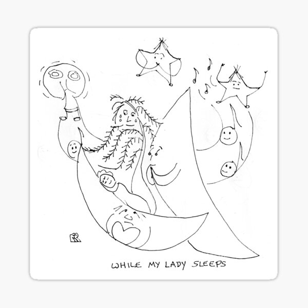Item preview, While My Lady Sleeps designed and sold by fred rosenthal.