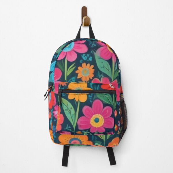 Item preview, Naïve art flower pattern designed and sold by GasconyPassion.