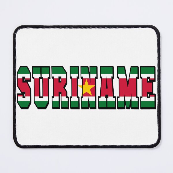 Item preview, Suriname Country Flag Typography designed and sold by TravelWish.