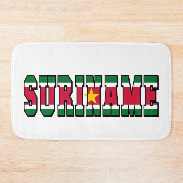 Item preview, Suriname Country Flag Typography designed and sold by TravelWish.