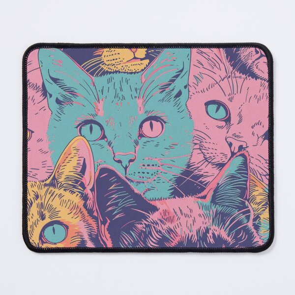 Item preview, Cats hippie print designed and sold by Karma-Koutur.