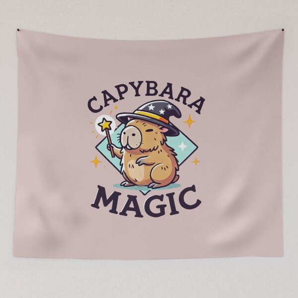 Item preview, Capybara Magic Cartoon Design designed and sold by AnyMar2023.