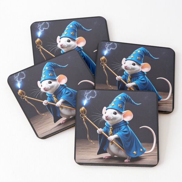 Item preview, Magic Wizard Mouse Art designed and sold by Planetporridge.