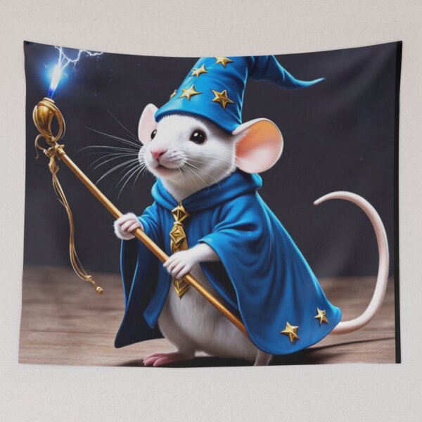 Item preview, Magic Wizard Mouse Art designed and sold by Planetporridge.