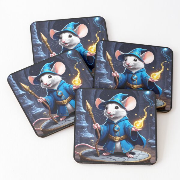 Item preview, Funny Wizard Mouse Art designed and sold by Planetporridge.