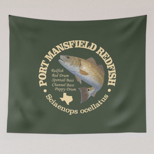 Item preview, Port Mansfield (redfish) designed and sold by curranmorgan.