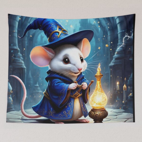 Item preview, Wizard Mouse Artwork designed and sold by Planetporridge.