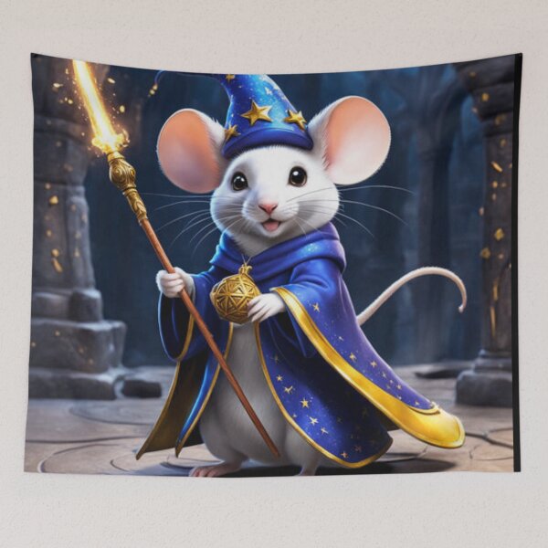 Item preview, Wise Wizard Mouse Art designed and sold by Planetporridge.