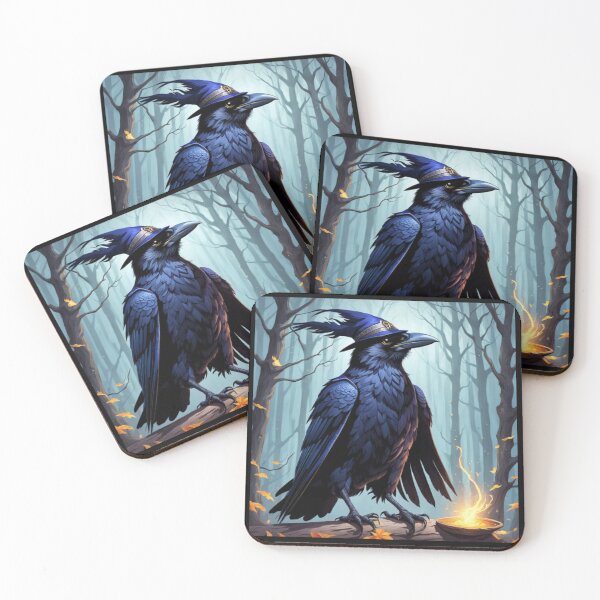 Item preview, Cool Wizard Crow Art designed and sold by Planetporridge.