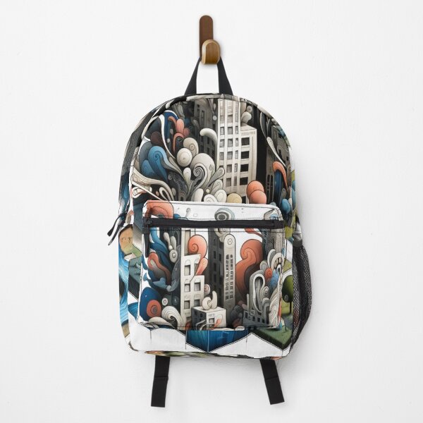 Item preview, Whimsical Cityscape designed and sold by yovevbdeou.