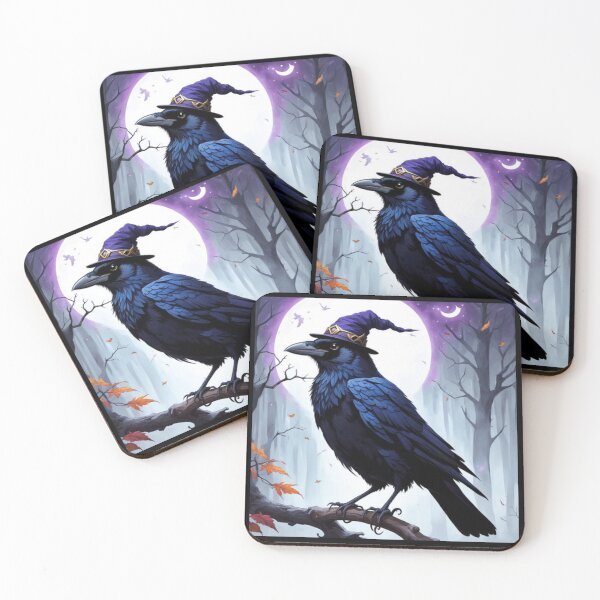 Item preview, Wizard Crow Art designed and sold by Planetporridge.