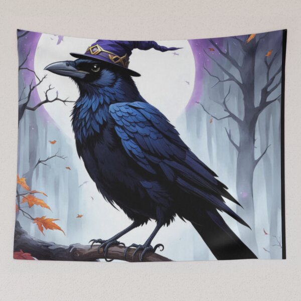 Item preview, Wizard Crow Art designed and sold by Planetporridge.
