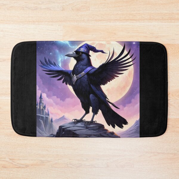 Item preview, Wizard Crow Artwork designed and sold by Planetporridge.