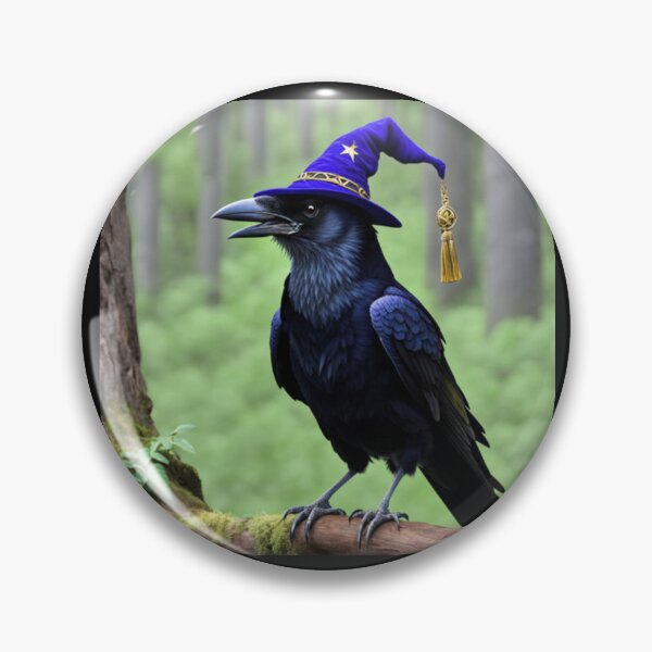 Item preview, Fun Wizard Crow Art designed and sold by Planetporridge.
