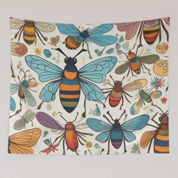 Item preview, Insects pattern designed and sold by GasconyPassion.
