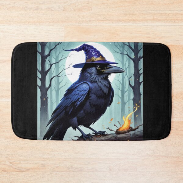 Item preview, Magic Wizard Crow Art designed and sold by Planetporridge.