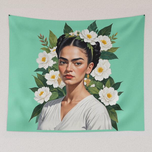 Item preview, Frida Kahlo White Rose ,Frida Kahlo designed and sold by TeeARTHY.
