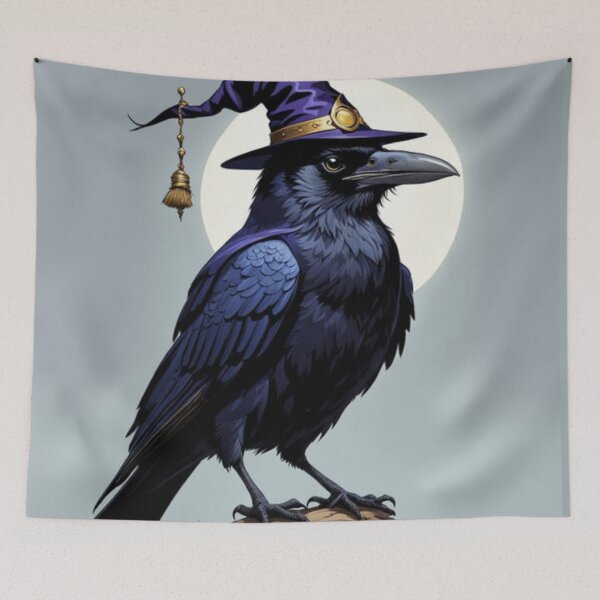 Item preview, Witch Crow Art designed and sold by Planetporridge.
