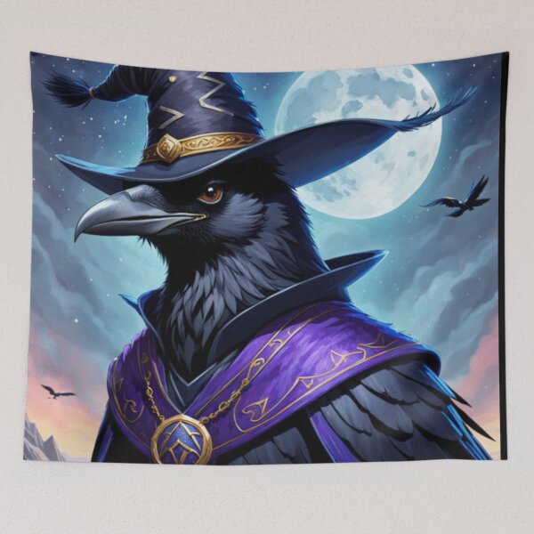 Item preview, Magic Wizard Crow  designed and sold by Planetporridge.