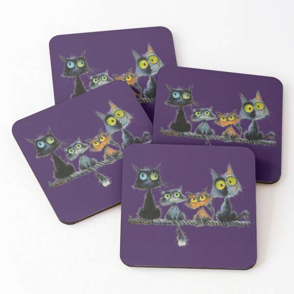 Item preview, Cats in the night  designed and sold by MOVALENDA.