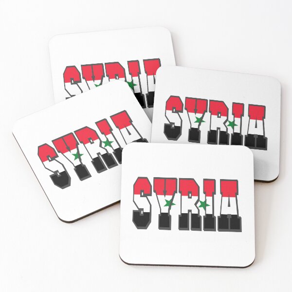 Item preview, Syria Country Flag Typography designed and sold by TravelWish.