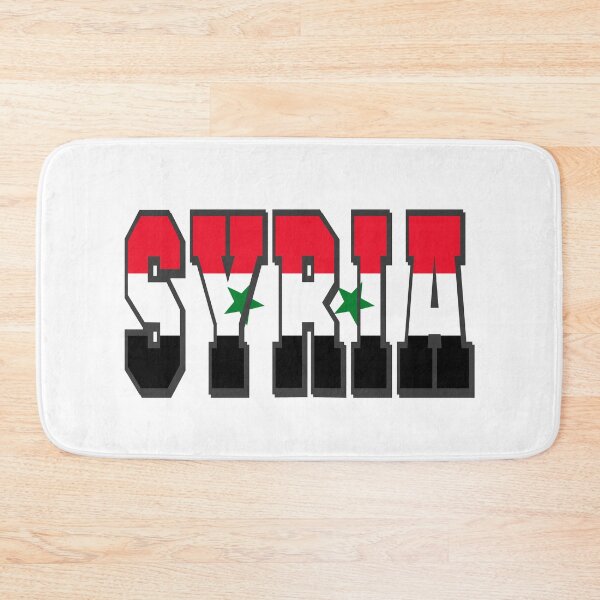 Item preview, Syria Country Flag Typography designed and sold by TravelWish.