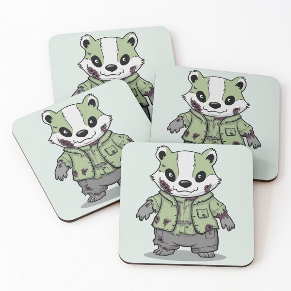 Item preview, Kawaii Cute Badger v4 designed and sold by FenwickDesign99.