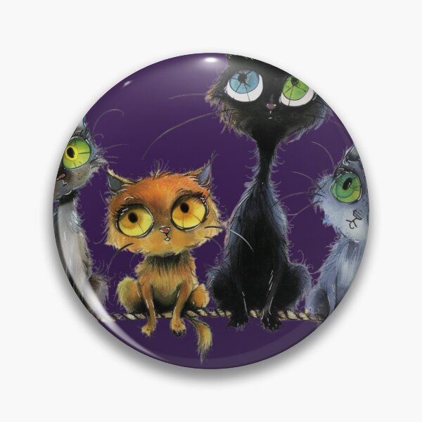 Item preview, Beautiful midnight cats   designed and sold by MOVALENDA.