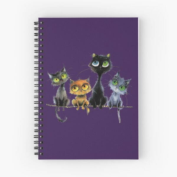 Item preview, Beautiful midnight cats   designed and sold by MOVALENDA.