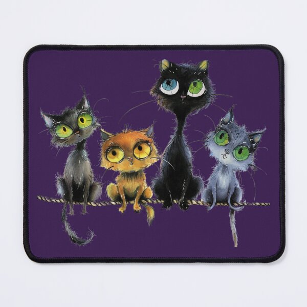Item preview, Beautiful midnight cats   designed and sold by MOVALENDA.