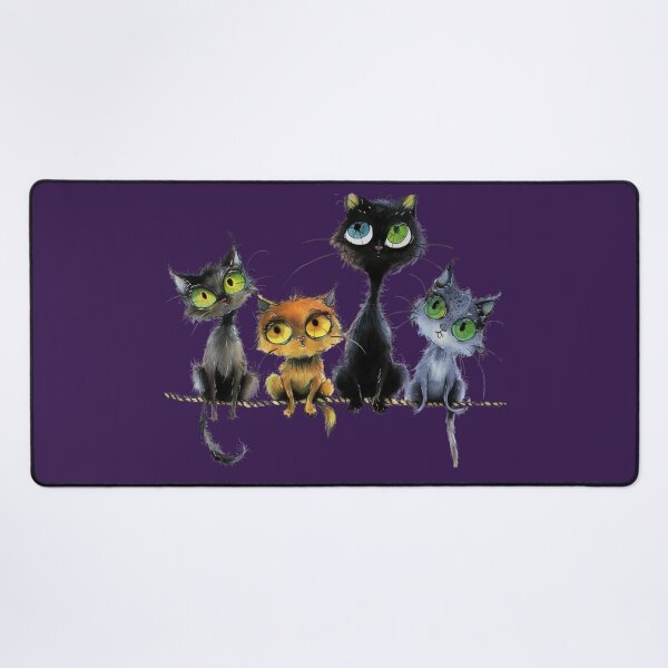 Item preview, Beautiful midnight cats   designed and sold by MOVALENDA.