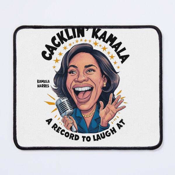 Item preview, Funny Cacklin' Kamala, un disco para reírse del arte político designed and sold by Nature's Fancy.