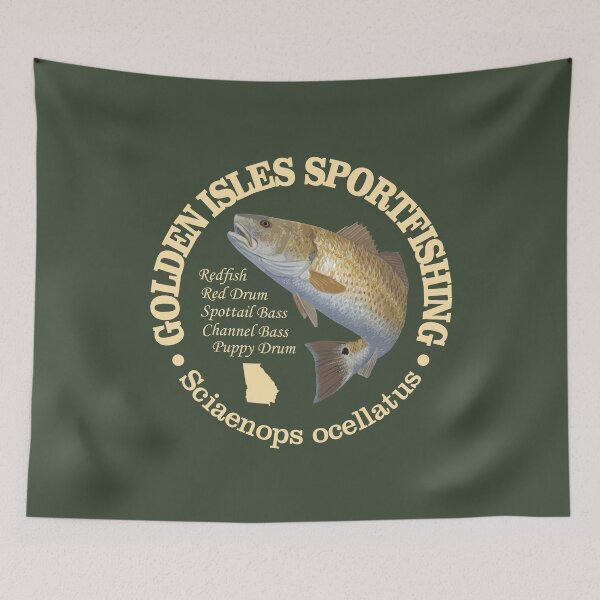 Item preview, Golden Isles (redfish) designed and sold by curranmorgan.