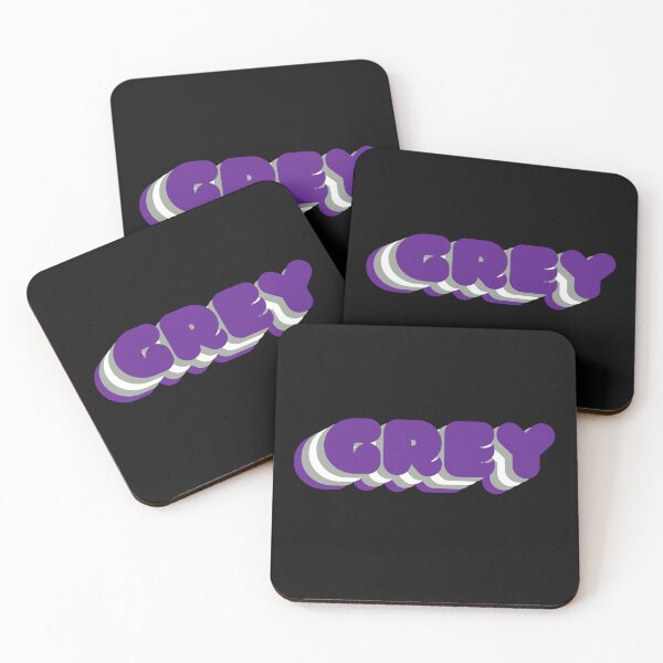 Item preview, GREY - LGBTQIA+ Support, Greysexual Flag designed and sold by SuchWowDesign.