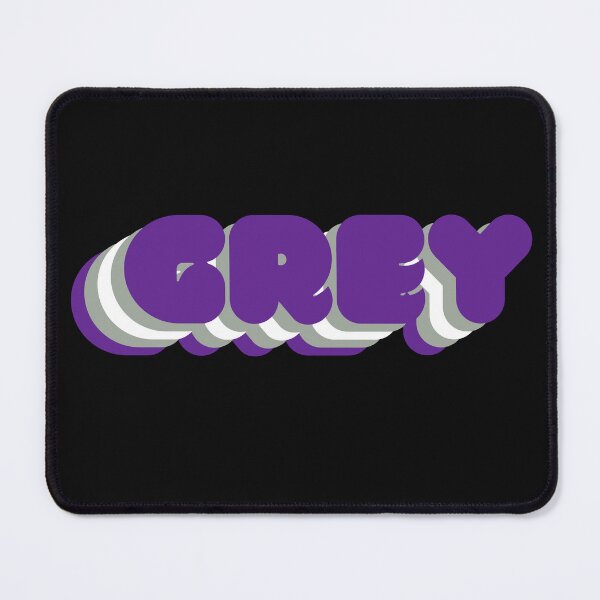 Item preview, GREY - LGBTQIA+ Support, Greysexual Flag designed and sold by SuchWowDesign.