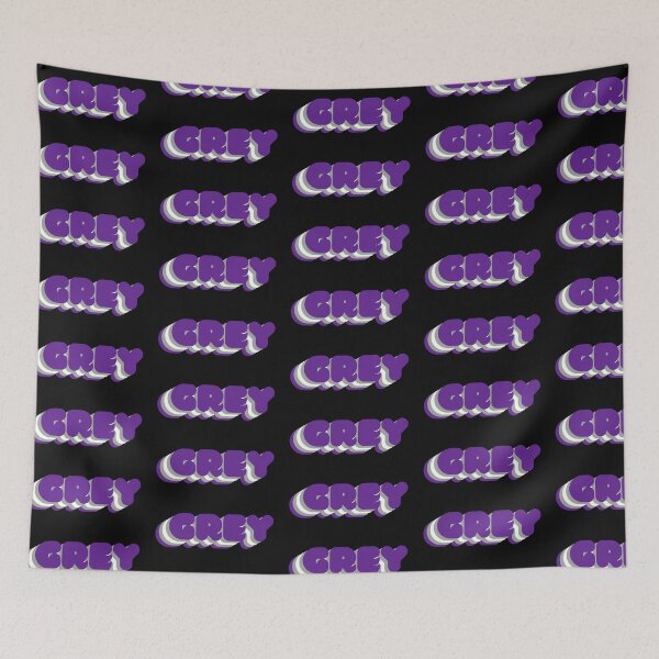 Item preview, GREY - LGBTQIA+ Support, Greysexual Flag designed and sold by SuchWowDesign.
