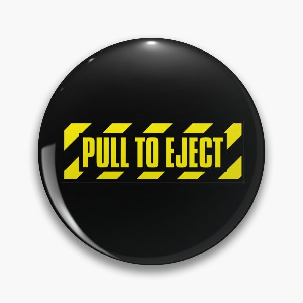 Item preview, Aviation warning- Pull to Eject designed and sold by Rott515.