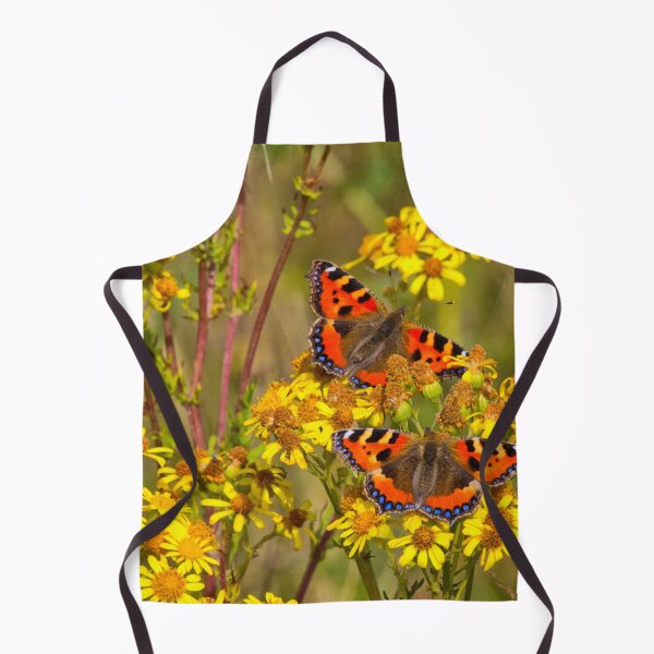 Item preview, Small Tortoiseshell Butterflies on Common Ragwort designed and sold by Violaman.
